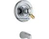 Delta Innovations T17130-CB Chrome/Brass Tub/Shower Faucet