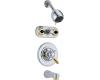 Delta Innovations T18430-CB Chrome/Brass Tub/Shower Faucet