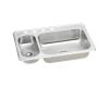 Elkay CMR33221 Stainless Steel Double Bowl Top Mount Kitchen Sink