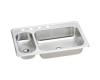 Elkay CMR33223 Stainless Steel Double Bowl Top Mount Kitchen Sink