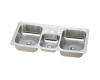 Elkay CMR43223 Stainless Steel Triple Bowl Top Mount Kitchen Sink