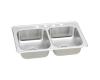 Elkay CR33213 Stainless Steel Double Bowl Top Mount Kitchen Sink Elkay CR33213 Stainless Steel Double Bowl Top Mount Kitchen Sink