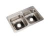 Elkay CR33221 Stainless Steel Double Bowl Top Mount Kitchen Sink