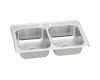 Elkay CR33222 Stainless Steel Double Bowl Top Mount Kitchen Sink Elkay CR33222 Stainless Steel Double Bowl Top Mount Kitchen Sink