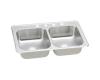 Elkay CR33225 Stainless Steel Double Bowl Top Mount Kitchen Sink Elkay CR33225 Stainless Steel Double Bowl Top Mount Kitchen Sink