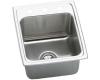 Elkay DLR1517103 Stainless Steel Single Bowl Top Mount Kitchen Sink