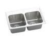 Elkay DLR2519103 Stainless Steel Double Bowl Top Mount Kitchen Sink