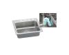 Elkay DLR252210EK1 Stainless Steel Single Bowl Top Mount Kitchen Sink Kit
