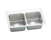 Elkay DLR3319101 Stainless Steel Double Bowl Top Mount Kitchen Sink