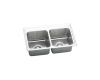 Elkay DLR3319104 Stainless Steel Double Bowl Top Mount Kitchen Sink