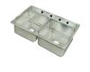 Elkay DLR3322124 Stainless Steel Double Bowl Top Mount Kitchen Sink