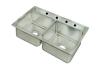 Elkay DLR3322124 Stainless Steel Double Bowl Top Mount Kitchen Sink Elkay DLR3322124 Stainless Steel Double Bowl Top Mount Kitchen Sink
