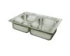 Elkay PSR33194 Stainless Steel Double Bowl Top Mount Kitchen Sink
