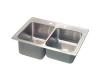 Elkay STLR3322LMR2 Stainless Steel Double Bowl Top Mount Kitchen Sink