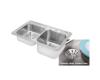 Elkay STLR3322RPD0 Stainless Steel Double Bowl Top Mount Kitchen Sink Kit