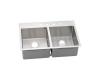 Elkay ECTSR33229BG0 Stainless Steel Double Bowl Dual / Universal Mount Kitchen Sink Kit