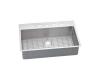 Elkay ECTSRS33229BGFR2 Stainless Steel Single Bowl Dual / Universal Mount Kitchen Sink Kit