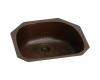 Elkay ECU2118ACH Antique Hammered Copper Single Bowl Undermount Kitchen Sink