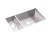 Elkay EFU321910 Stainless Steel Double Bowl Undermount Kitchen Sink