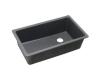 Elkay ELGU13322GY0 Dusk Grey Granite Single Bowl Undermount Kitchen Sink