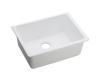 Elkay ELGU2522WH0 White Granite Single Bowl Undermount Kitchen Sink