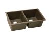 Elkay ELGU3322MC0 Mocha Granite Double Bowl Undermount Kitchen Sink