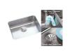 Elkay ELUH211510PDK Stainless Steel Single Bowl Undermount Kitchen Sink Kit