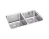 Elkay ELUH3120RPDK Stainless Steel Double Bowl Undermount Kitchen Sink Kit