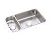 Elkay ELUH3219 Stainless Steel Double Bowl Undermount Kitchen Sink