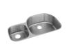 Elkay ELUH3621L Stainless Steel Double Bowl Undermount Kitchen Sink
