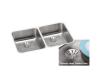 Elkay ELUHAD311845PD Stainless Steel Double Bowl Undermount Kitchen Sink Kit