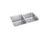 Elkay ELUHAD312045RPD Stainless Steel Double Bowl Undermount Kitchen Sink Kit