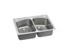 Elkay LKHSR33229PD0 Stainless Steel Double Bowl Dual / Universal Mount Kitchen Sink Kit