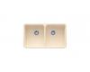Franke MHK720-31BT Manor House Biscuit Dual Bowl Apron Fireclay Sink