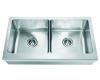 Franke MHX720-36 Manor House Stainless Dual Bowl Apron Sink