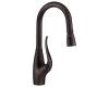 Franke FFBP2460R Tulip Old World Bronze Single Handle Pull Down Kitchen Faucet