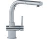 Franke FFP1080 Logik Satin Nickel Single Handle Pull Out Kitchen Faucet