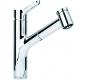 Franke FFPS3100 Ambient Chrome Single Handle Pull Out Kitchen Faucet