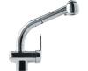 Franke FFPS600B Nobel Chrome Single Handle Pull Out Kitchen Faucet