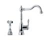 Franke FHF100 Farm House Chrome Single Handle Side Spray Kitchen Faucet