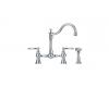 Franke FF7000A Manor House Chrome Two Handle Bridge Faucet with Sidespray