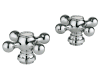 Grohe Seabury 18 731 000 Chrome Cross Handles