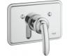 Grohe Talia 19 263 RR0 Velour Chrome/Chrome Thermostatic Trim Kit with Volo Lever Handle