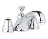 Grohe Seabury 20 122 000 Chrome 4" Mini Wideset Faucet with Pop-Up