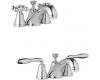 Grohe Seabury 20 122 BE0 Sterling 4" Mini Wideset Faucet with Pop-Up