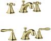 Grohe Seabury 20 800 R00 Polished Brass Wideset Faucet with Pop-Up