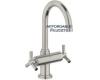 Grohe Atrio 21 027 AV0+18 026 AV0 Satin Nickel Centerset Bath Faucet with Pop-Up & Spoke Handles