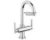 Grohe Atrio 21 027 BE0+18 027 BE0 Sterling Centerset Bath Faucet with Pop-Up & Lever Handles
