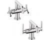 Grohe Atrio 21 031 BE0 Sterling Centerset Bath Faucet with Pop-Up