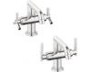 Grohe Atrio 21 031 EN0 Brushed Nickel Centerset Bath Faucet with Pop-Up